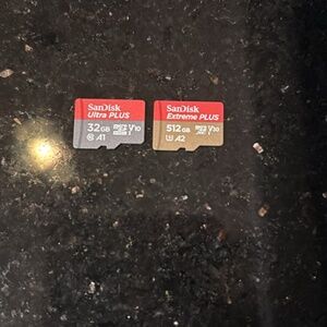 GoPro Hero Action Camera with Detachable Tripod & 672 Gb of SD Cards